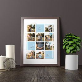 POSTER Y IMPRESIÓN DE COLLAGE DE FOTOS DE LA FAMIL