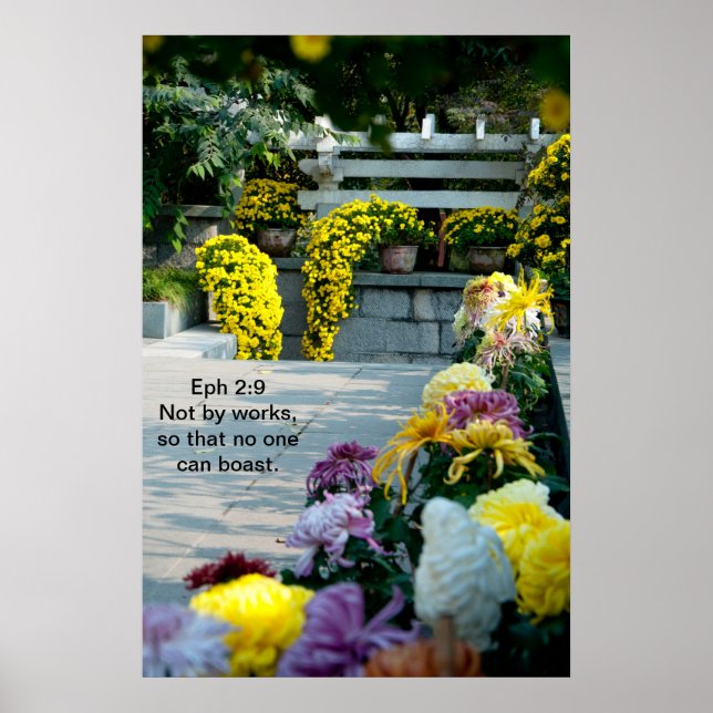 Póster Y la paz de Dios, (Frente)