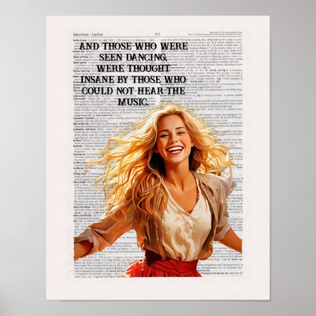 Póster Y los que fueron vistos bailando ~~~ (Frente)