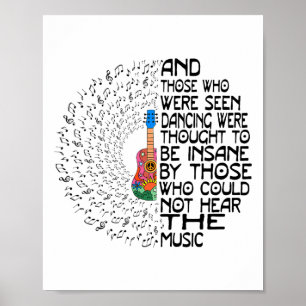 Póster Y Los Que Fueron Vistos Bailando Se Pensaron Que