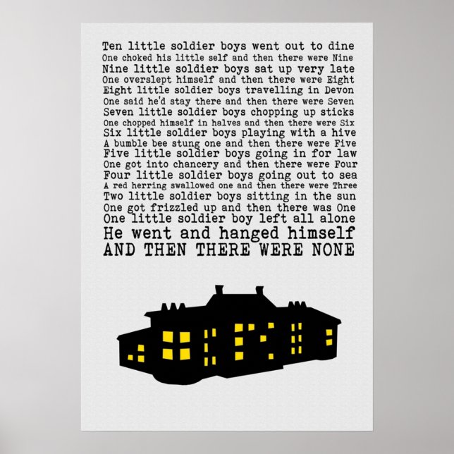 Póster Y Luego No Hubo Efecto De Papel (Frente)