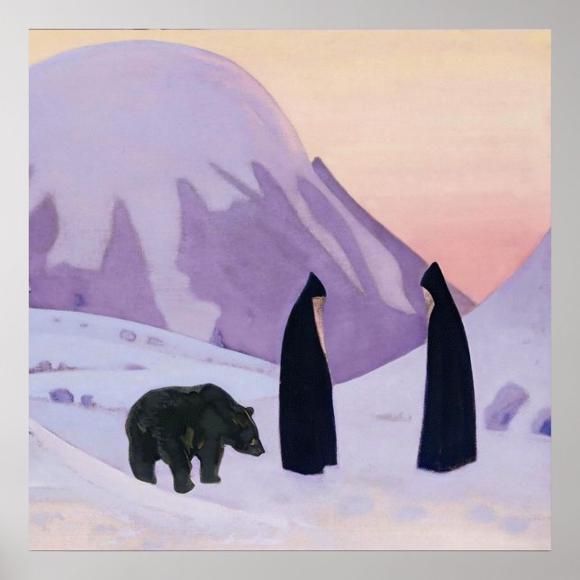 Póster "Y no tememos" por Nicholas Roerich (Frente)