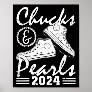 Póster Y Perlas Kamala Harris 2024 Elección Usa 2024 3 