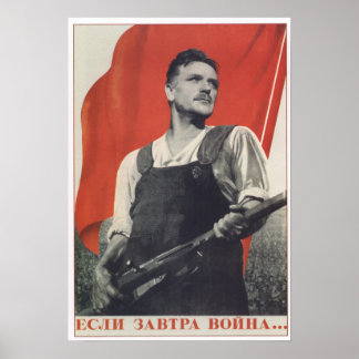 Póster ¿Y si la guerra empieza mañana?