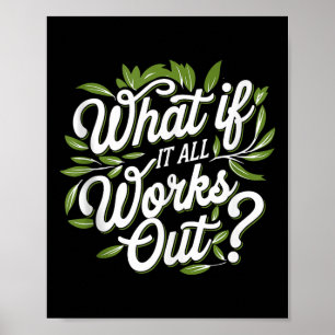 Póster ¿Y Si Todo Funciona, Conciencia De La Salud Mental