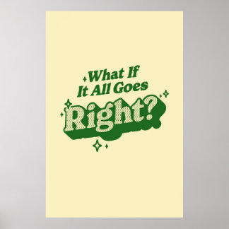 Póster ¿Y Si Todo Va Bien Poster?