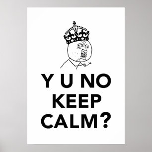 Póster Y Usted No Hombre - Y No Mantenga La Calle