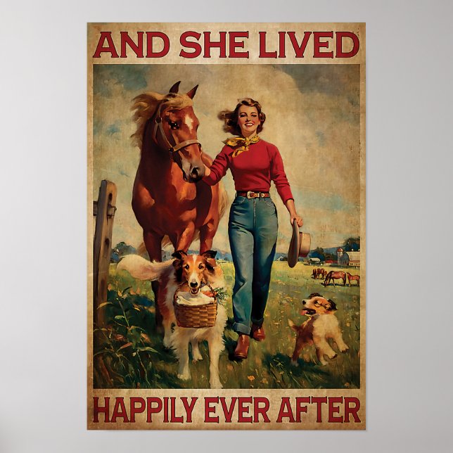 Póster Y vivió feliz para siempre después - Muro de Decor (Frente)