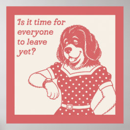 Póster ¿Ya Es Hora de que Todos Se Vayan? Terranova