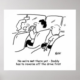 Póster ¿Ya Estamos Ahí? Personalizado infantil divertida