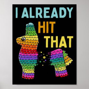 Póster Ya Golpeé Al Fiesta Pinata Cinco De Mayo