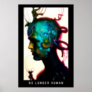 Póster Ya no es humano