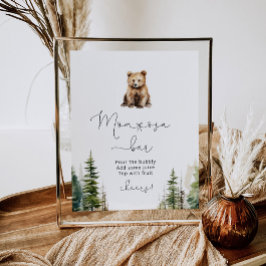 Póster Ya podemos esperar el cartel de la barra de Mamá-o