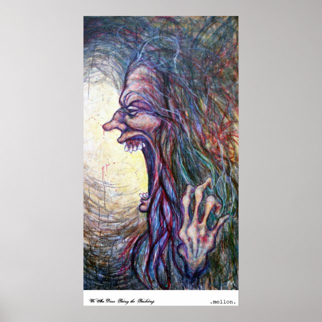 Póster Ya terminamos siendo el telón de fondo (Frente)