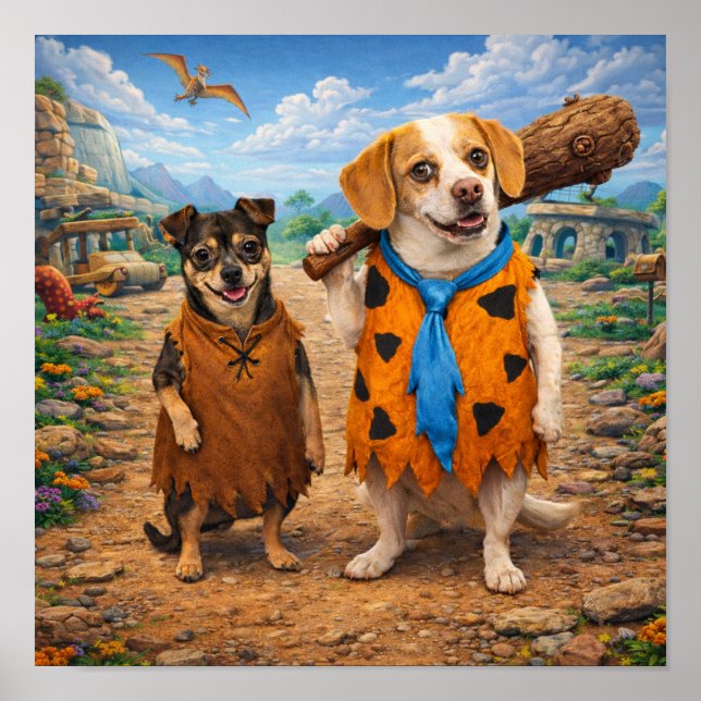 Póster "Yabba, Dabba!" (Frente)