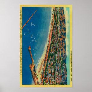Póster Yacht Harbor, The Palisades, and Santa Monica