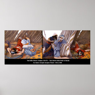 Póster Yael Says Sisera #4 - Jueces 5:26-27