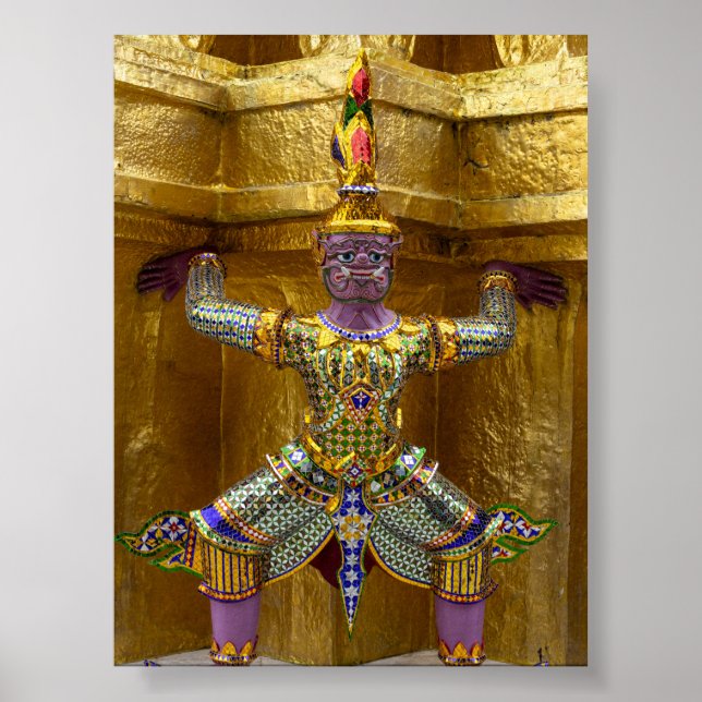 Póster Yahsha statue in Bangkok (Frente)