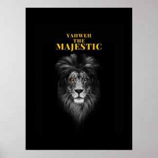 Póster Yahweh El Majestic