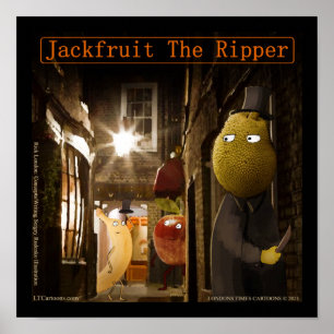 Póster Yakarta El Destripador Divertido Rick Londres