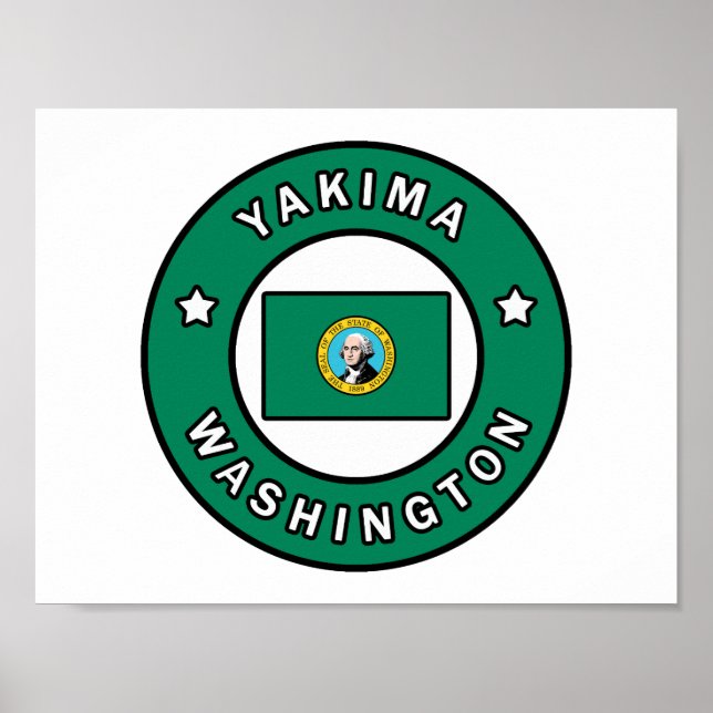 Póster Yakima Washington (Frente)
