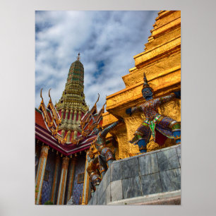 Póster Yaksha en Wat Phra Kaeo
