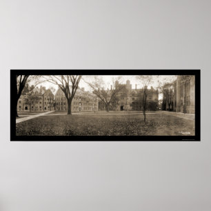 Póster Yale, foto 1909 de New Haven CT