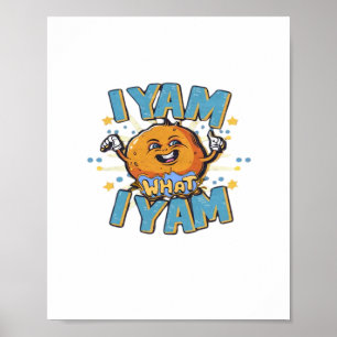 Póster Yam Lo Que Yam Diseño Clásico Para Acción De Graci
