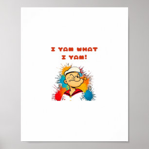 Póster Yam What I Yam Classic Sloth Trendy