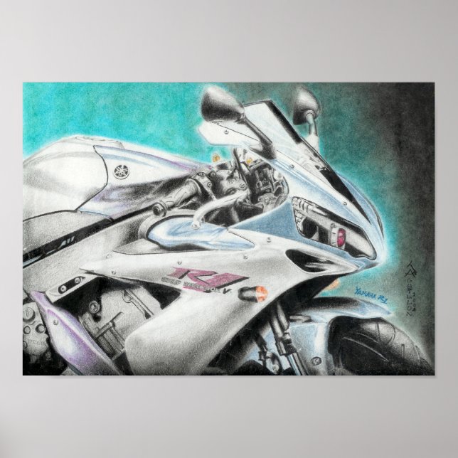 Póster Yamaha R1 (Frente)