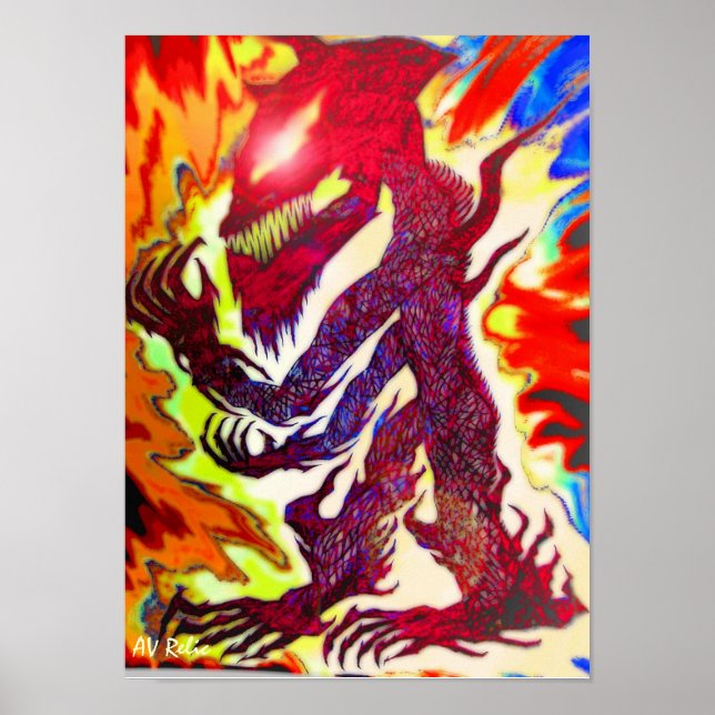 Póster Yamahachi Wolf (Frente)