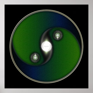 Póster Yang Sun Green Blue