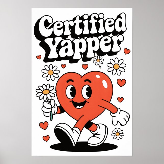 Póster Yapper certificado (Frente)