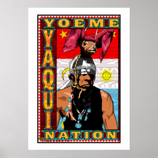 Póster Yaqui Nation poster