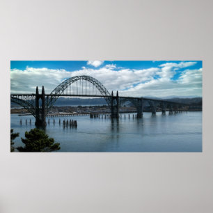 Póster Yaquina Bay Bridge - Newport Oregon