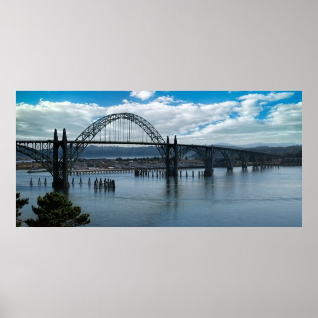 Póster Yaquina Bay Bridge - Newport Oregon (Frente)