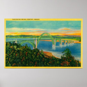 Póster Yaquina Bay BridgeNewport, OR