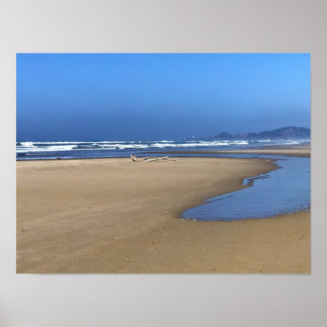 Póster Yaquina Bay State Recreation Site, Newport, Oregón (Frente)