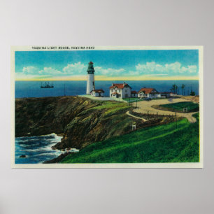 Póster Yaquina Lighthouse and Yaquina HeadYaquina, OR