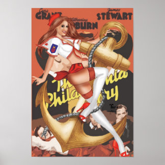 Póster Yar Philadelphia Story Sailor Chica