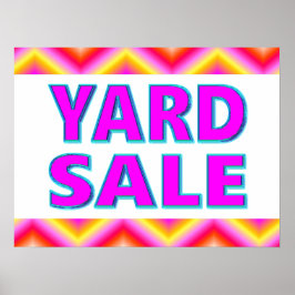 Póster Yard Sale