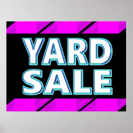 Póster Yard Sale