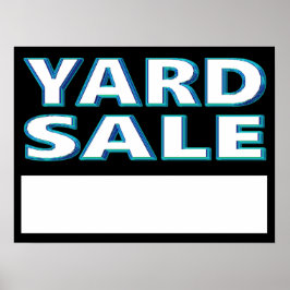 Póster Yard Sale