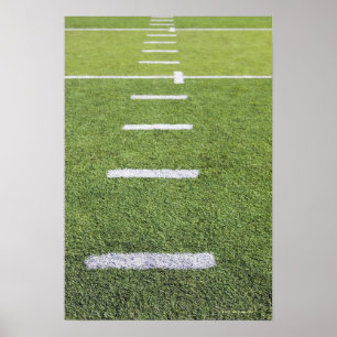 Póster Yardlines on Football Field