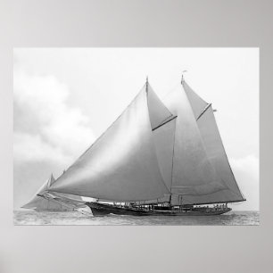 Póster Yate "Ramona " del Schooner