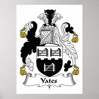 Póster Yates Family Crest