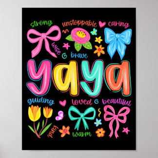 Póster Yaya Bow Amado Día de las Madres Divertido Cariños