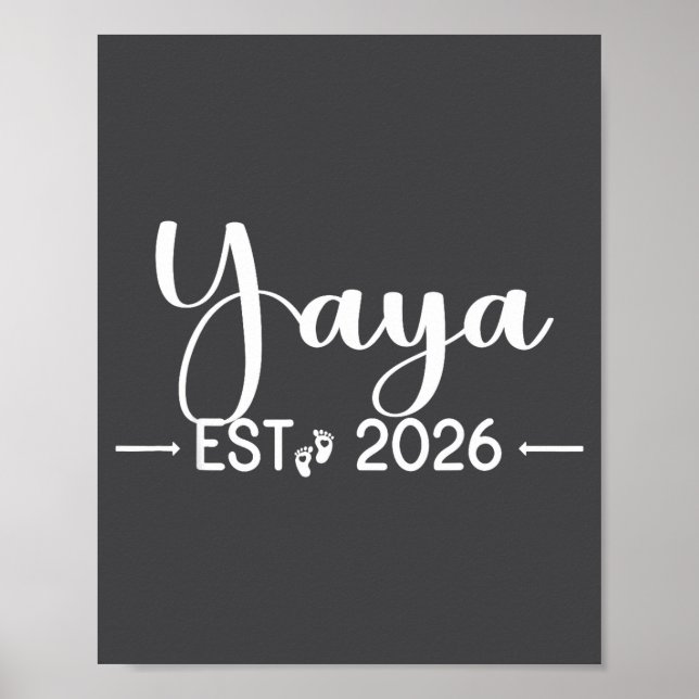 Póster Yaya Est 2026 New Matching Mother To Be 2026  (Frente)