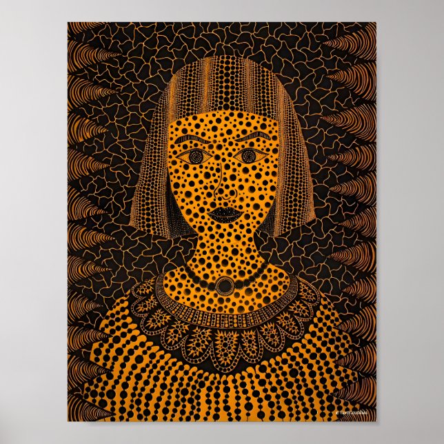 Póster Yayoi Kusama art (Frente)