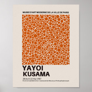 Póster Yayoi Kusama Poster, Yayoi Kusama Print, Yayoi